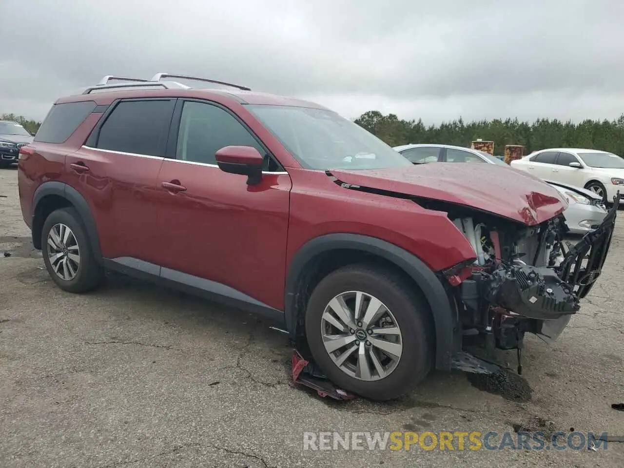 4 Photograph of a damaged car 5N1DR3CC9NC262387 NISSAN PATHFINDER 2022