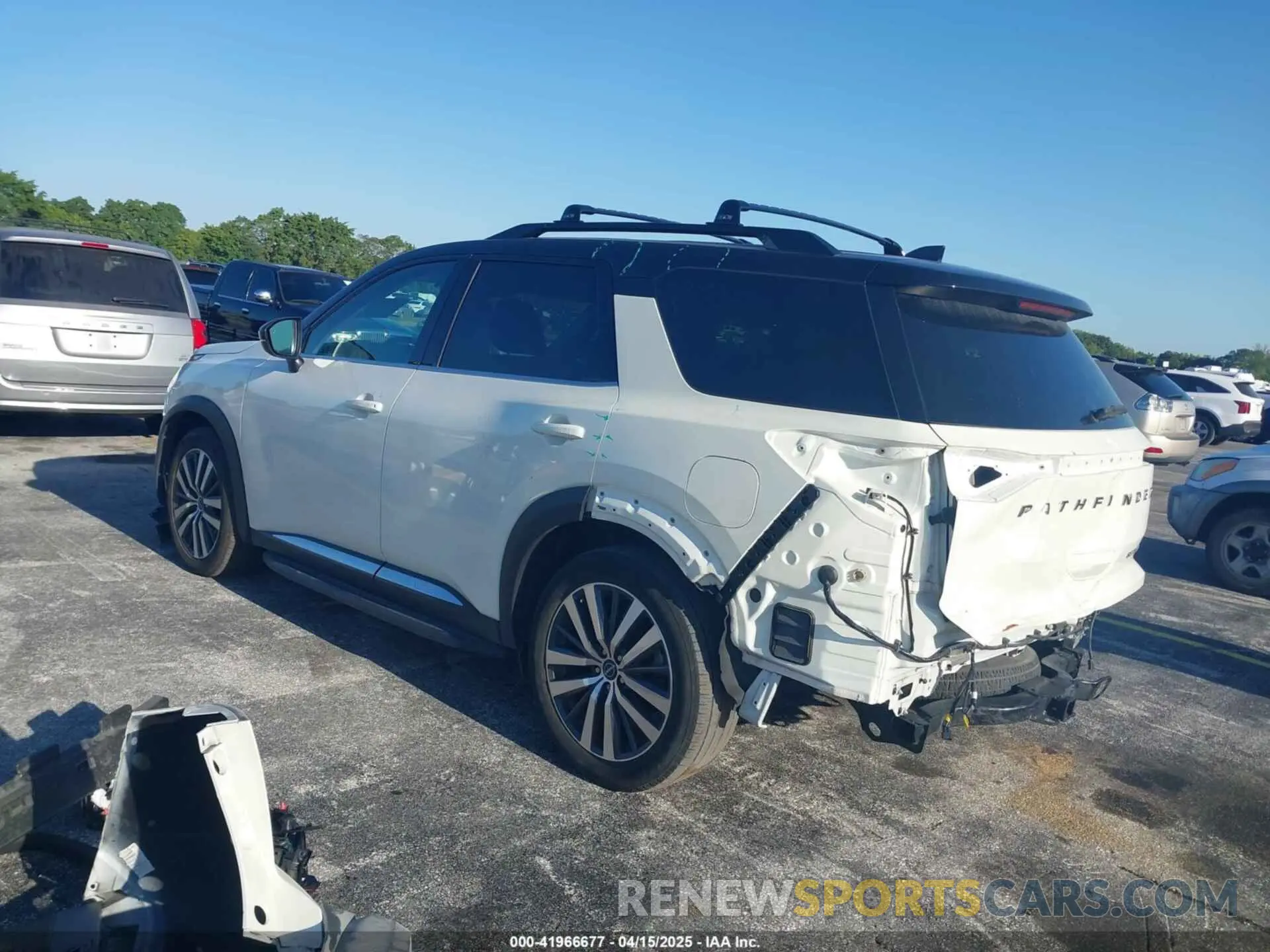 3 Photograph of a damaged car 5N1DR3DG2NC248445 NISSAN PATHFINDER 2022