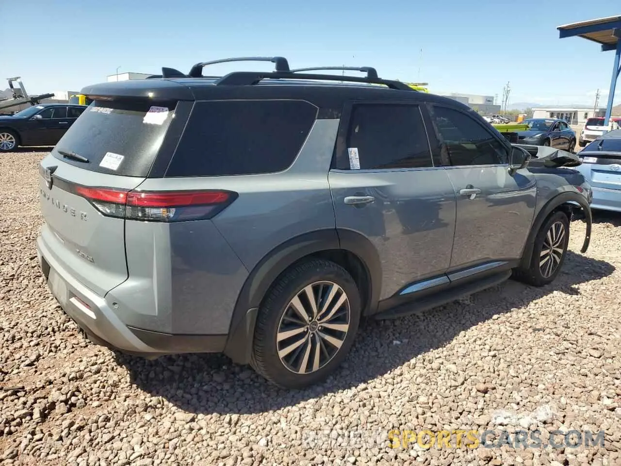 3 Photograph of a damaged car 5N1DR3DG7NC256203 NISSAN PATHFINDER 2022