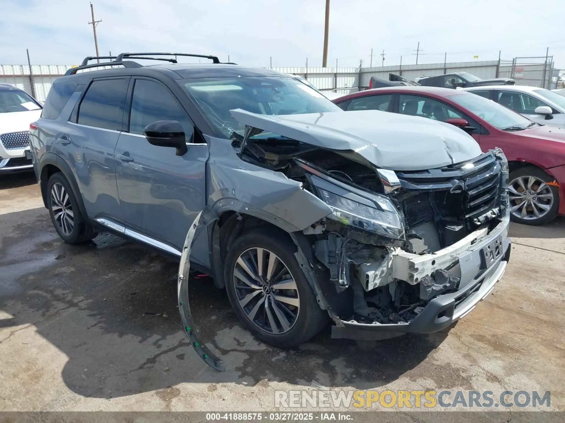 1 Photograph of a damaged car 5N1DR3DH7NC216826 NISSAN PATHFINDER 2022