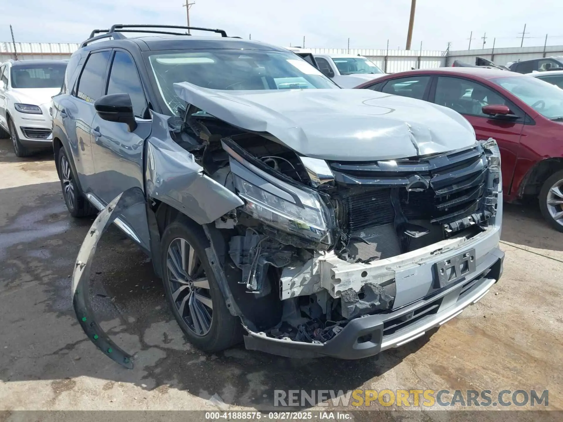 6 Photograph of a damaged car 5N1DR3DH7NC216826 NISSAN PATHFINDER 2022