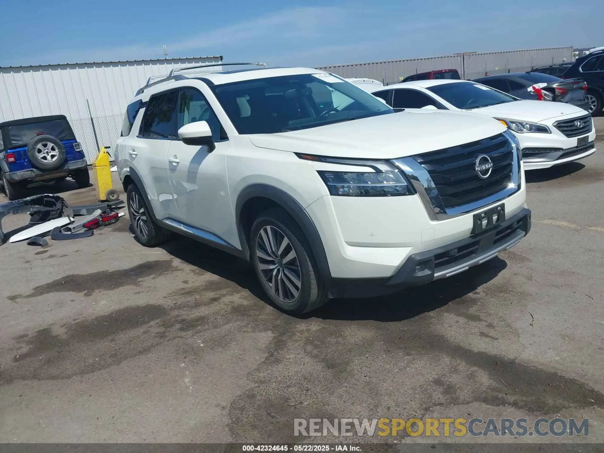 1 Photograph of a damaged car 5N1DR3DH9NC248614 NISSAN PATHFINDER 2022