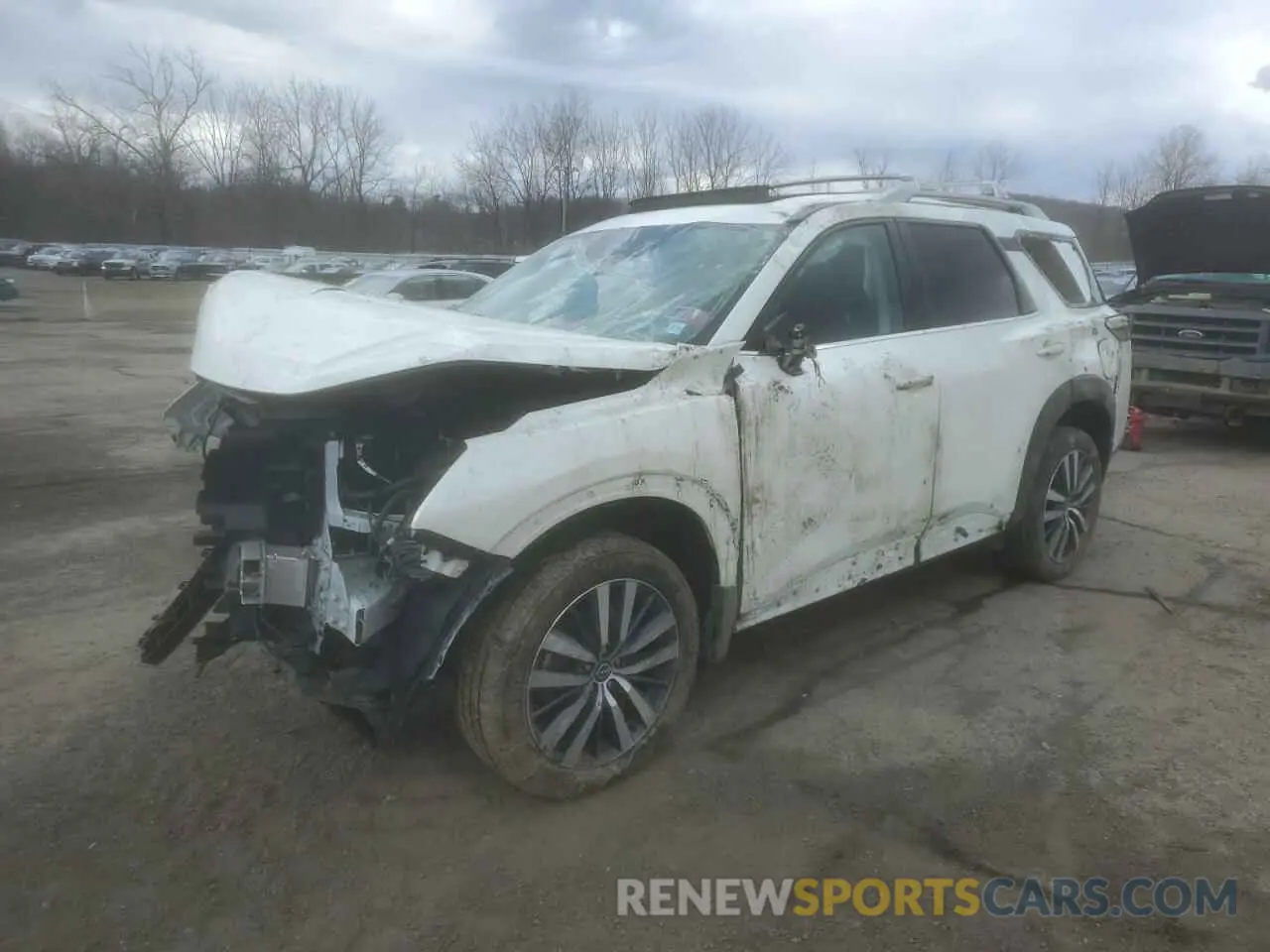 1 Photograph of a damaged car 5N1DR3DJ4NC263945 NISSAN PATHFINDER 2022