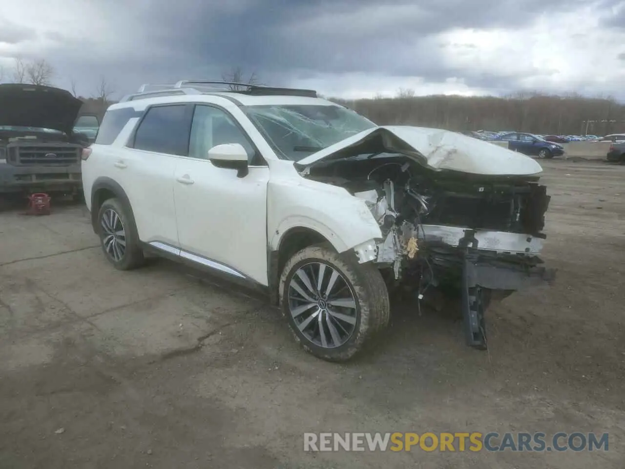 4 Photograph of a damaged car 5N1DR3DJ4NC263945 NISSAN PATHFINDER 2022