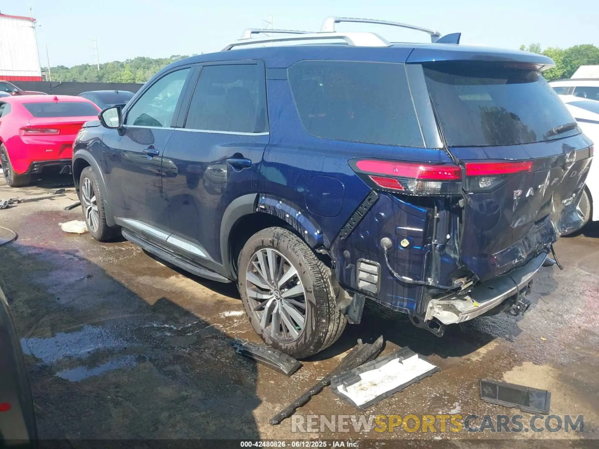 3 Photograph of a damaged car 5N1DR3DK3NC246014 NISSAN PATHFINDER 2022
