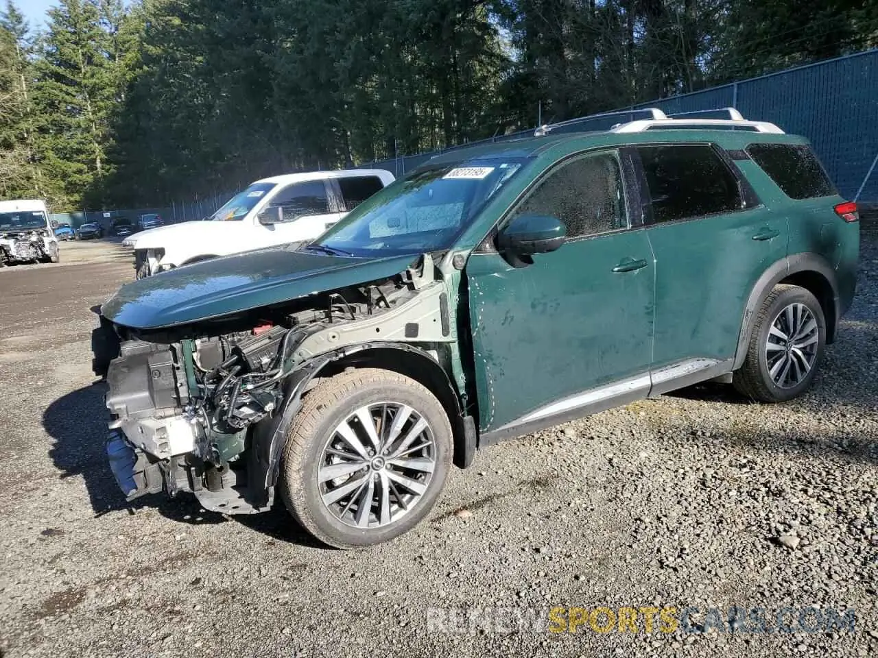 1 Photograph of a damaged car 5N1DR3DK7NC245478 NISSAN PATHFINDER 2022