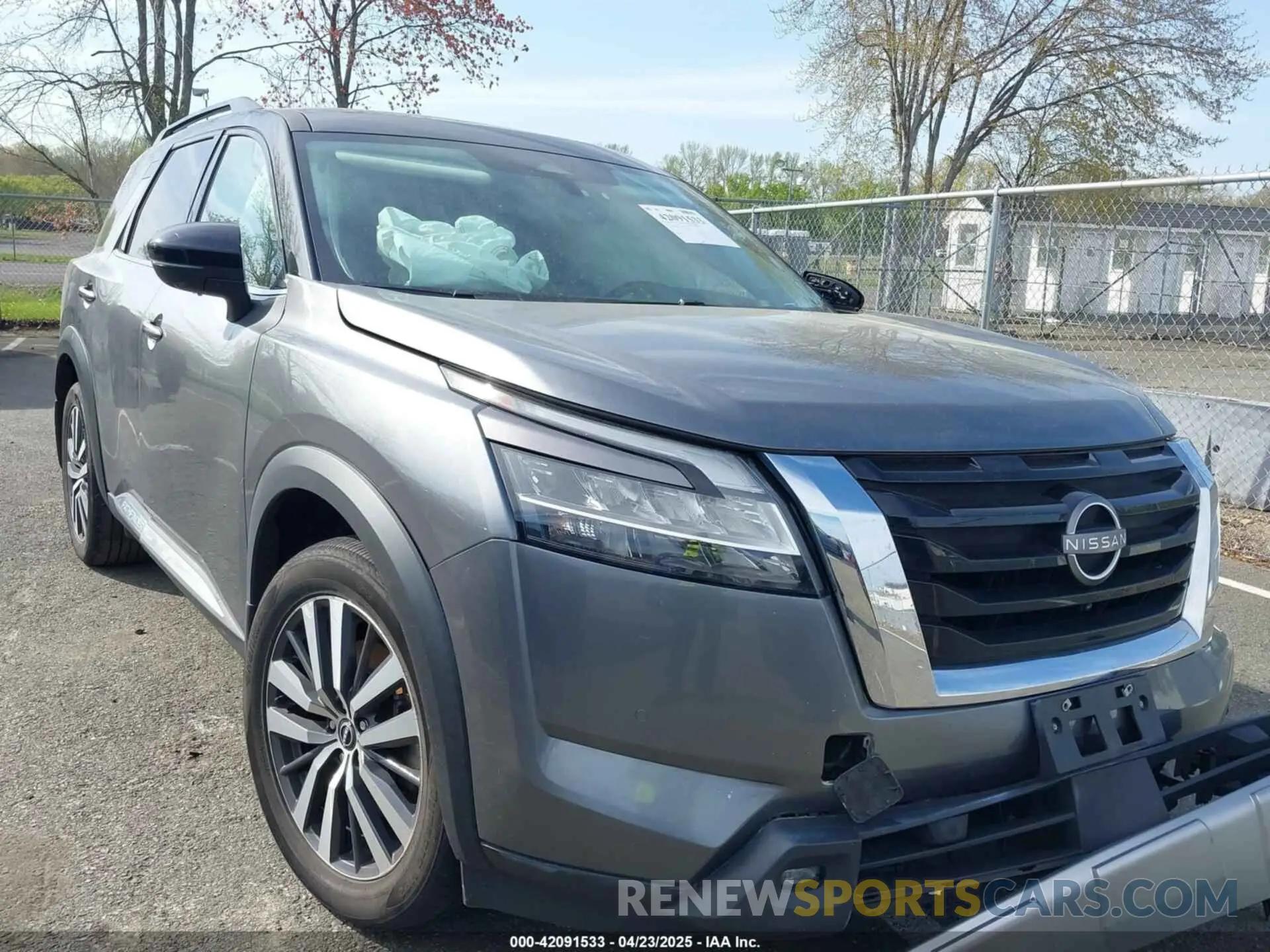 1 Photograph of a damaged car 5N1DR3DK8NC209248 NISSAN PATHFINDER 2022