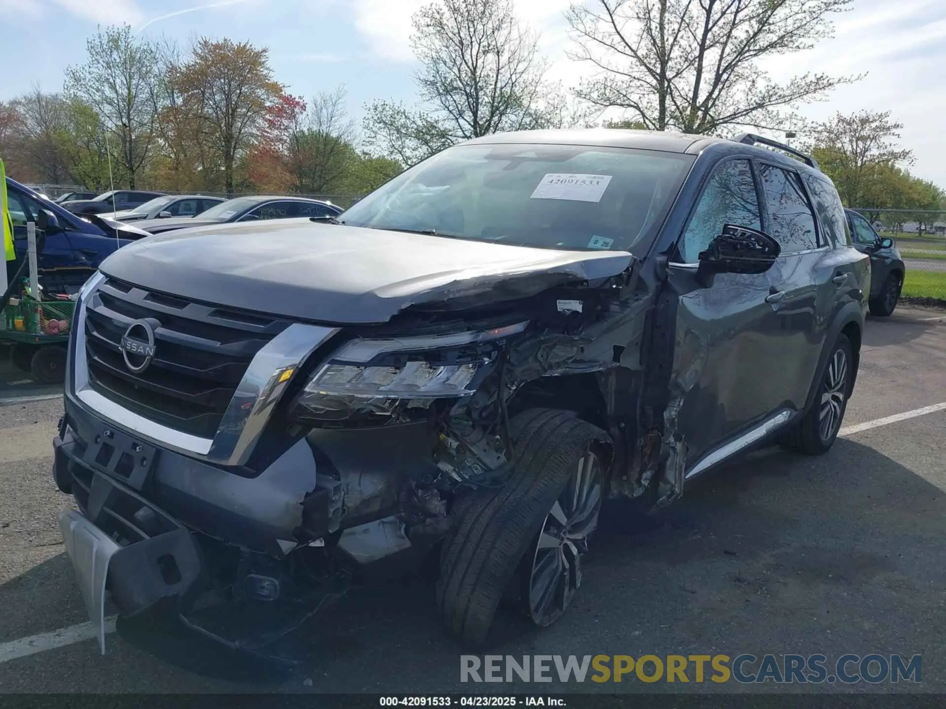 6 Photograph of a damaged car 5N1DR3DK8NC209248 NISSAN PATHFINDER 2022