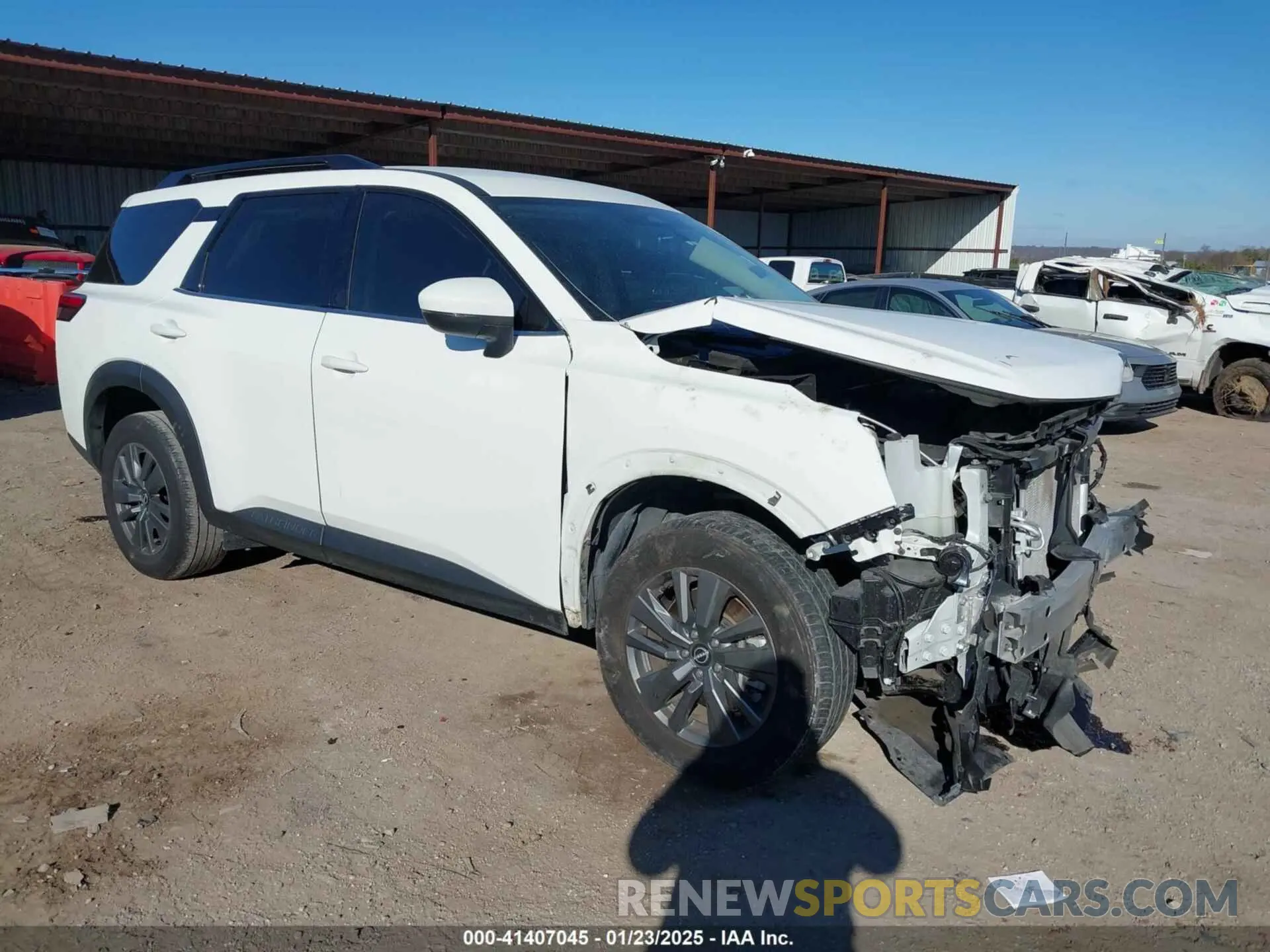 1 Photograph of a damaged car 5N1DR3BA7PC249611 NISSAN PATHFINDER 2023