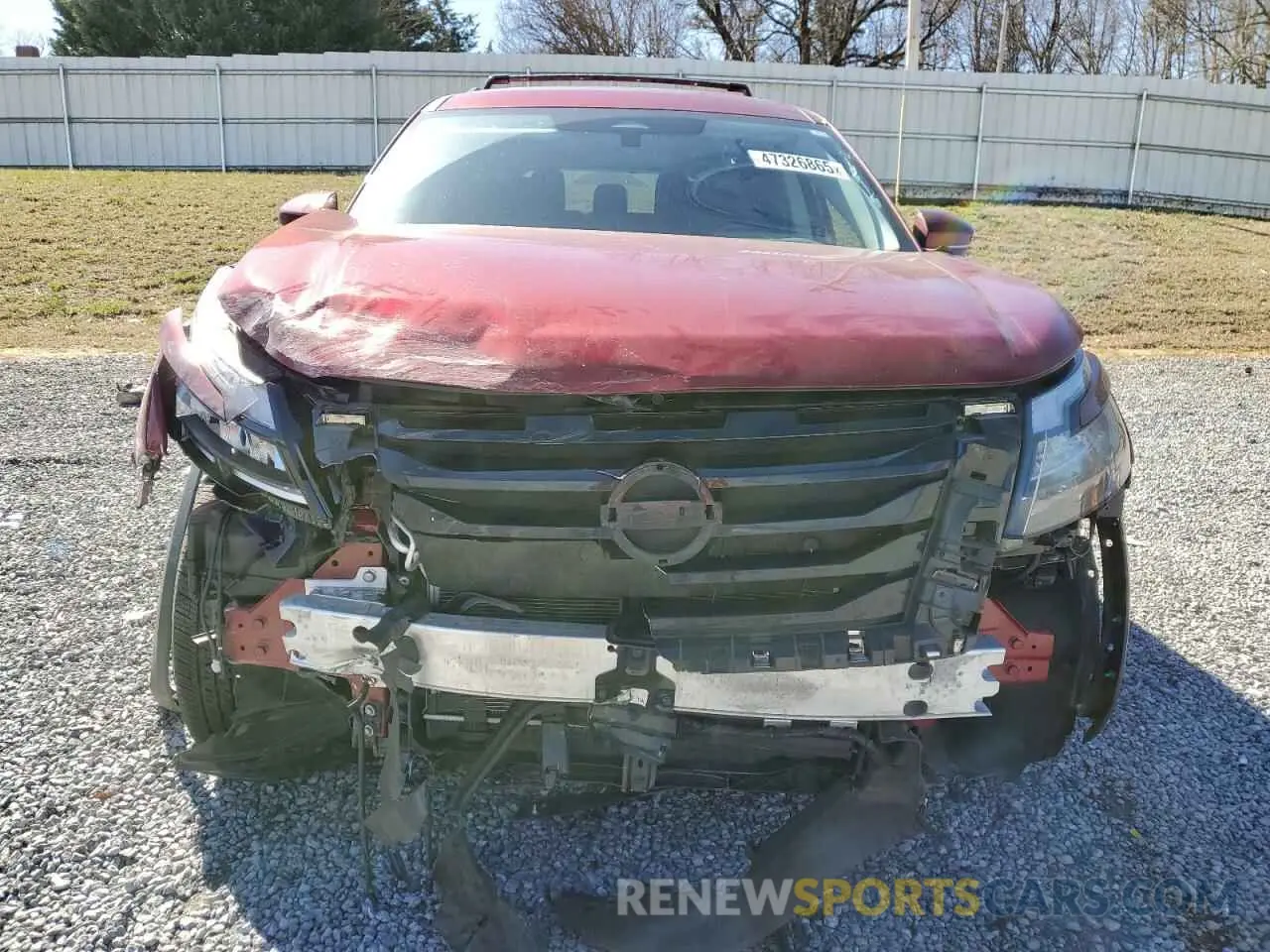 5 Photograph of a damaged car 5N1DR3BCXPC228852 NISSAN PATHFINDER 2023