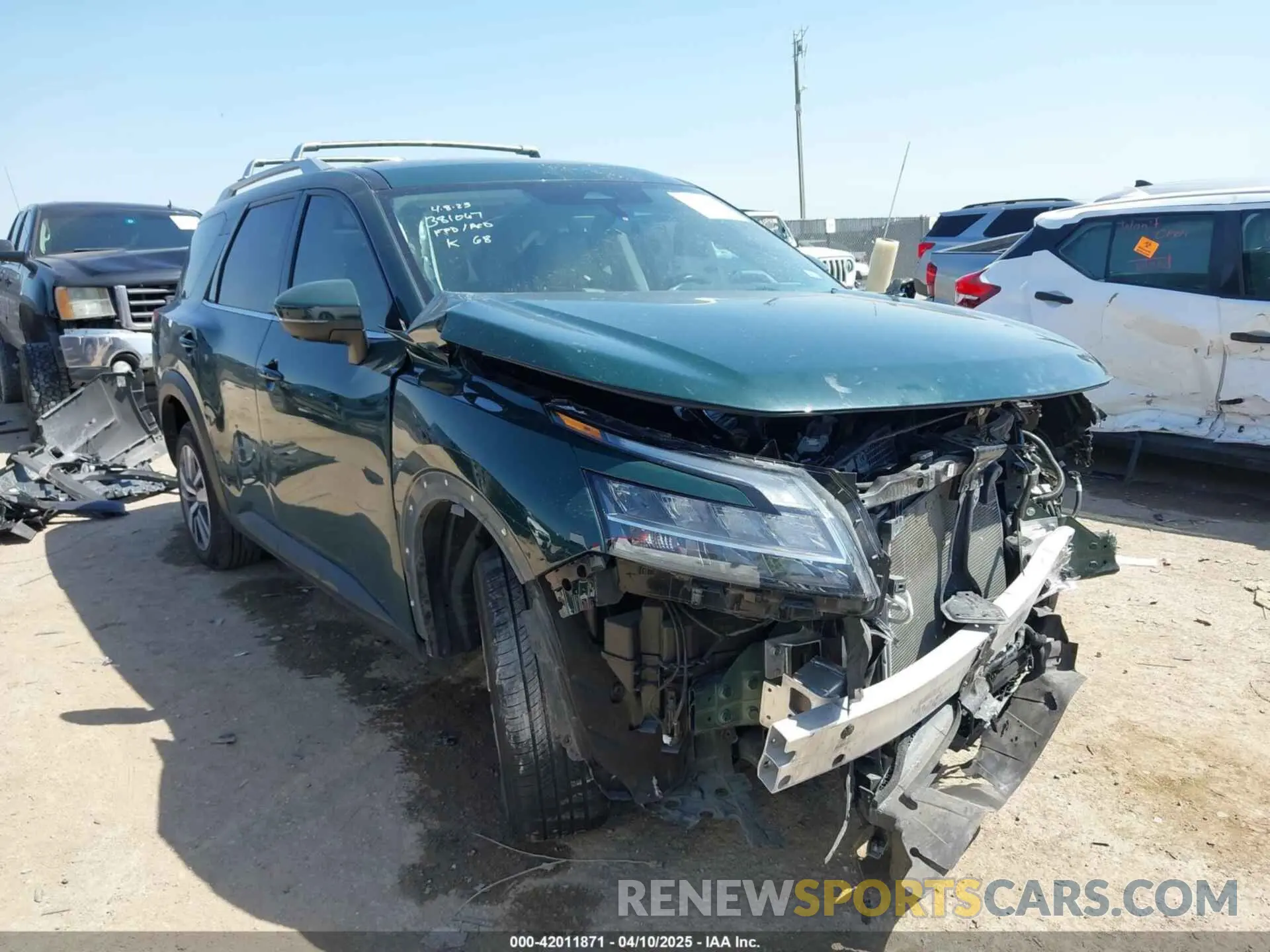 1 Photograph of a damaged car 5N1DR3CA9PC221002 NISSAN PATHFINDER 2023