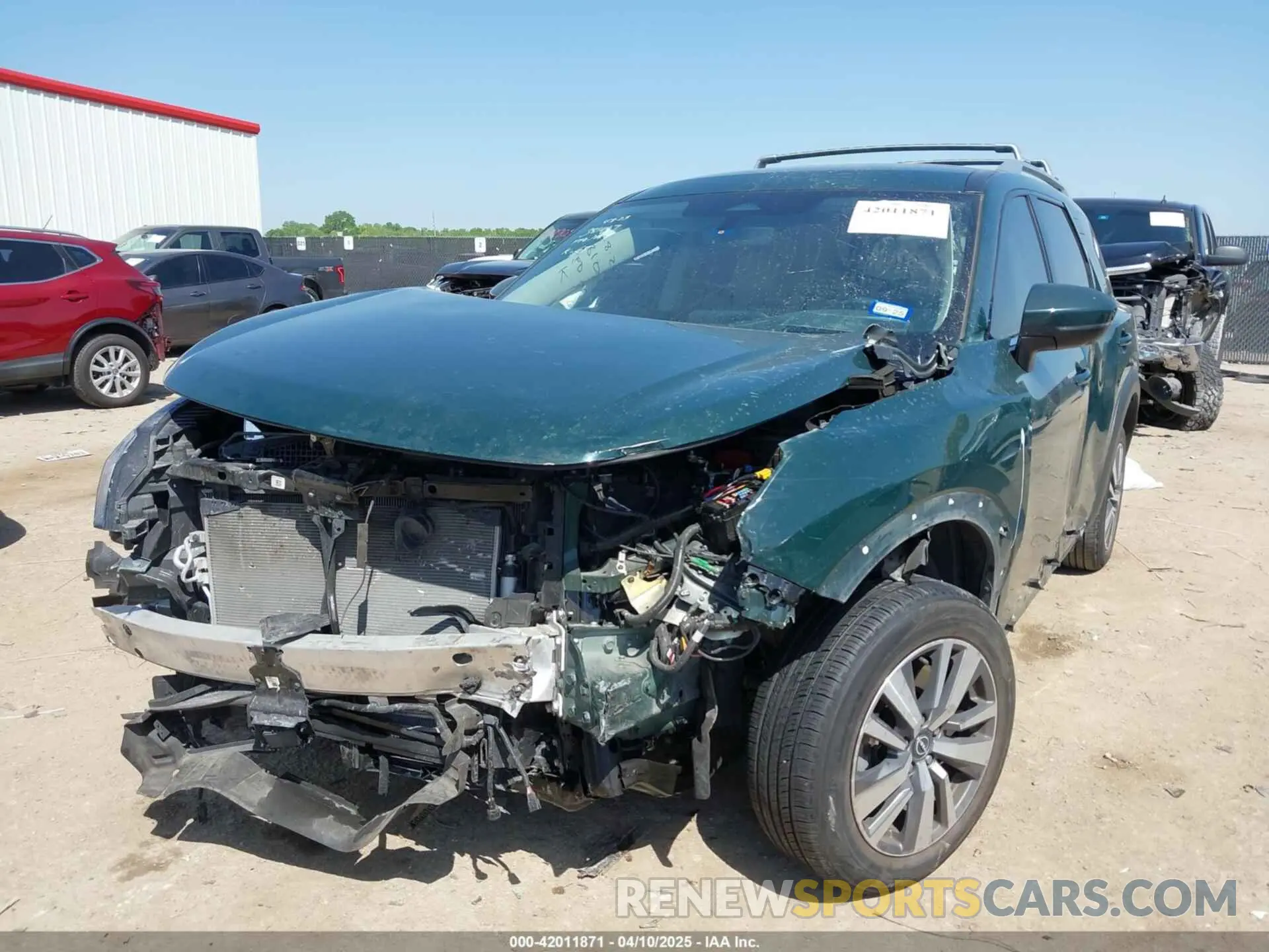 2 Photograph of a damaged car 5N1DR3CA9PC221002 NISSAN PATHFINDER 2023