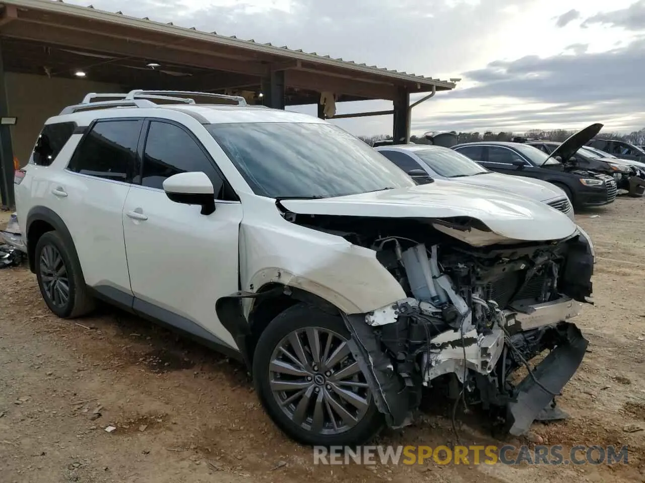 4 Photograph of a damaged car 5N1DR3CB8PC250189 NISSAN PATHFINDER 2023