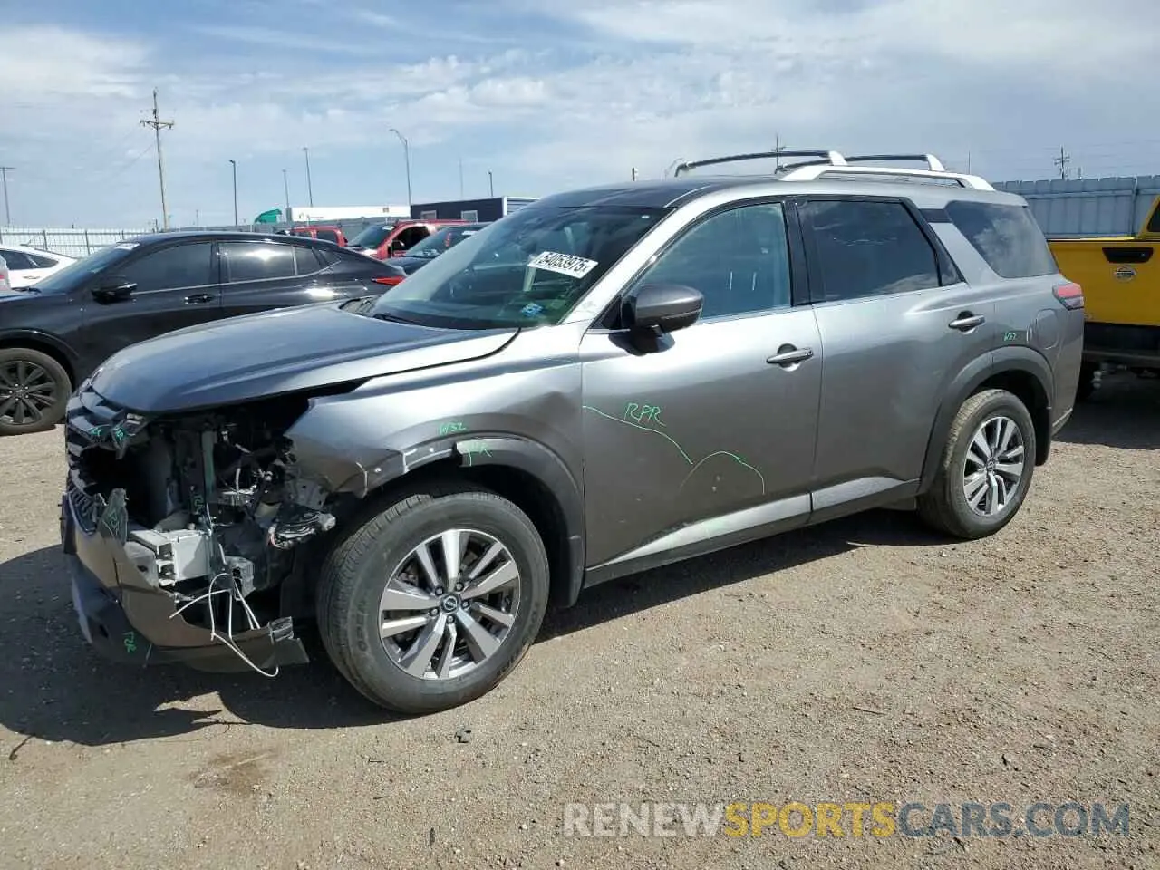 1 Photograph of a damaged car 5N1DR3CC5PC201153 NISSAN PATHFINDER 2023