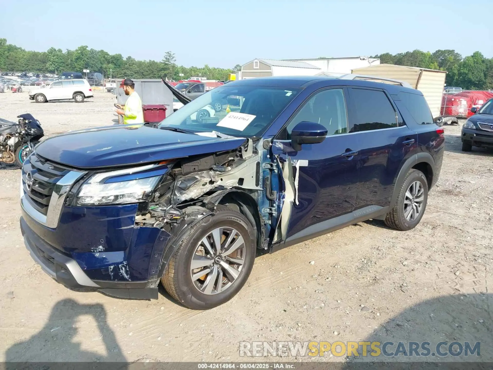 2 Photograph of a damaged car 5N1DR3CC5PC236985 NISSAN PATHFINDER 2023
