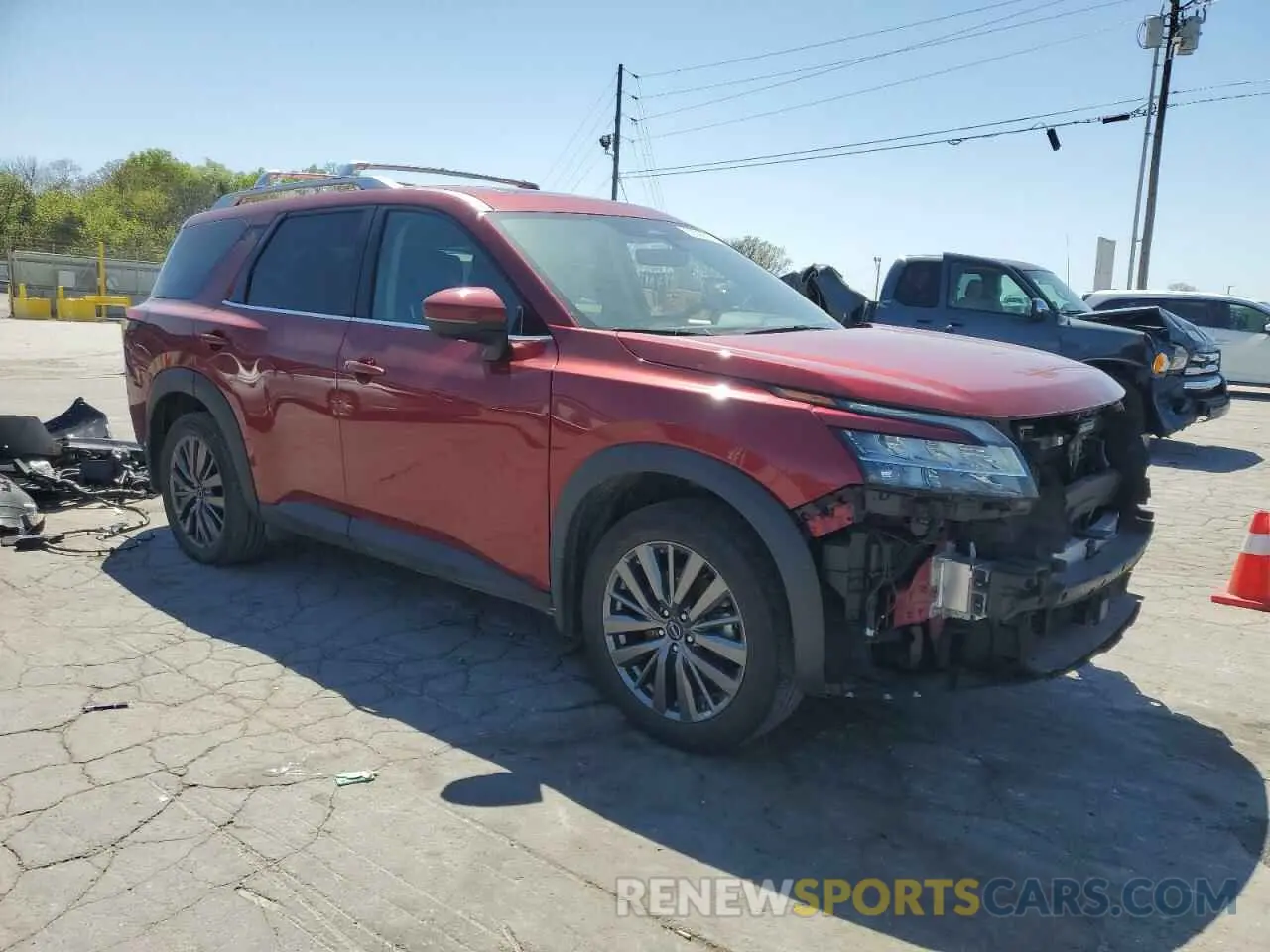 4 Photograph of a damaged car 5N1DR3CD7PC234678 NISSAN PATHFINDER 2023