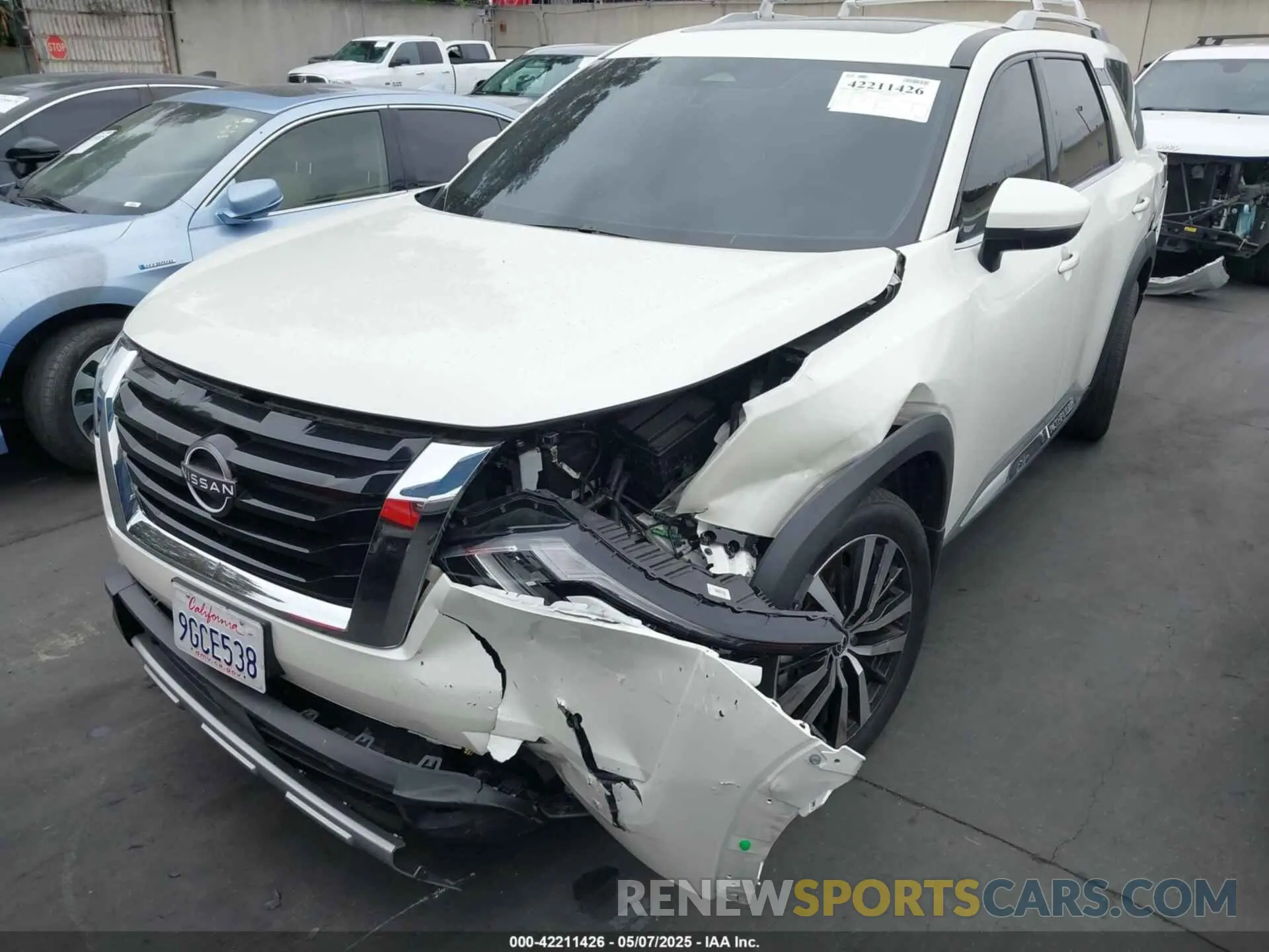 2 Photograph of a damaged car 5N1DR3DG0PC255834 NISSAN PATHFINDER 2023