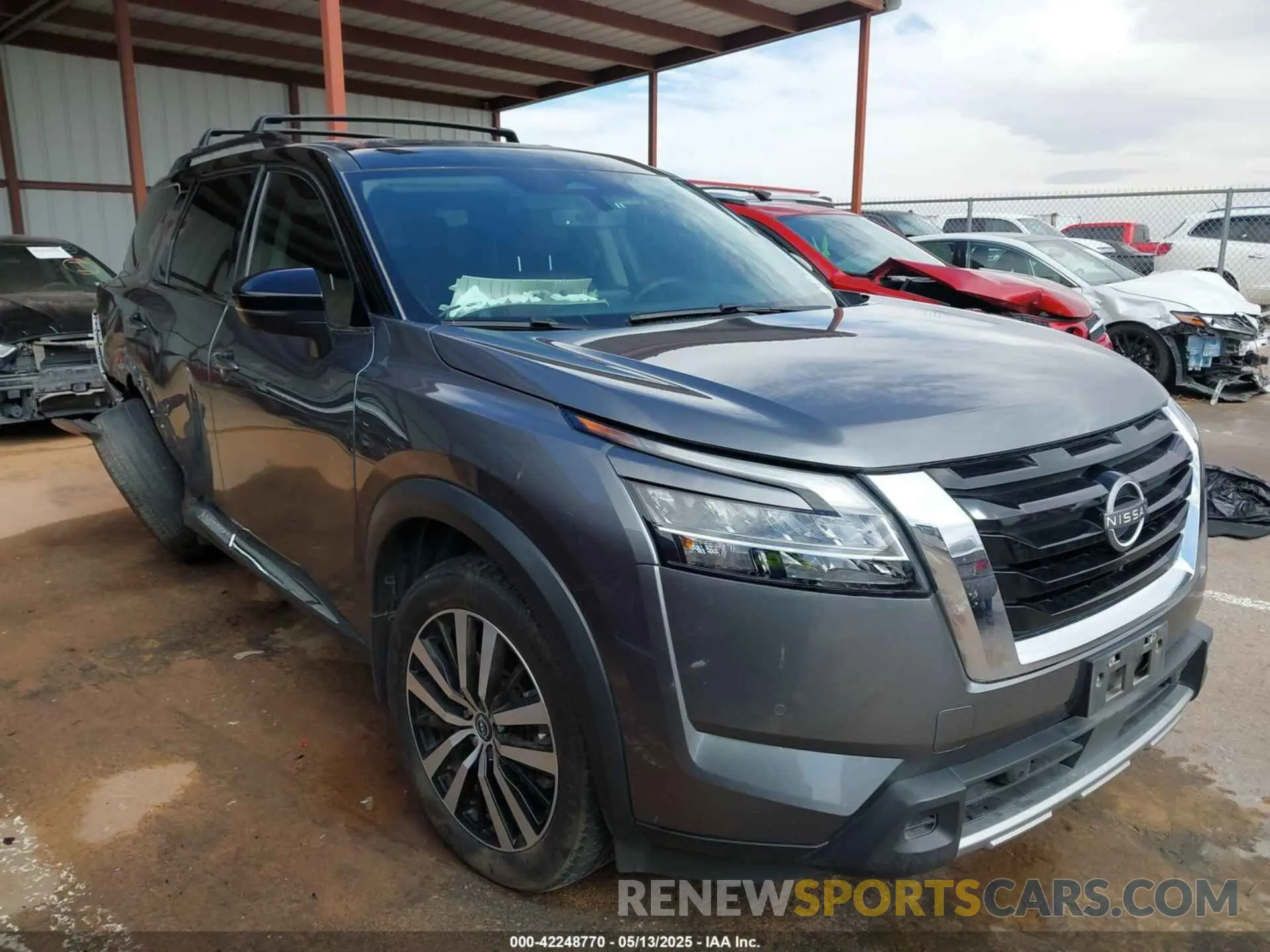 1 Photograph of a damaged car 5N1DR3DG2PC250280 NISSAN PATHFINDER 2023