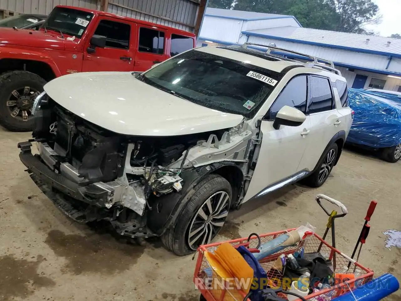 1 Photograph of a damaged car 5N1DR3DH2PC254760 NISSAN PATHFINDER 2023