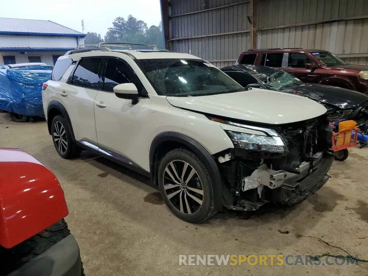 4 Photograph of a damaged car 5N1DR3DH2PC254760 NISSAN PATHFINDER 2023