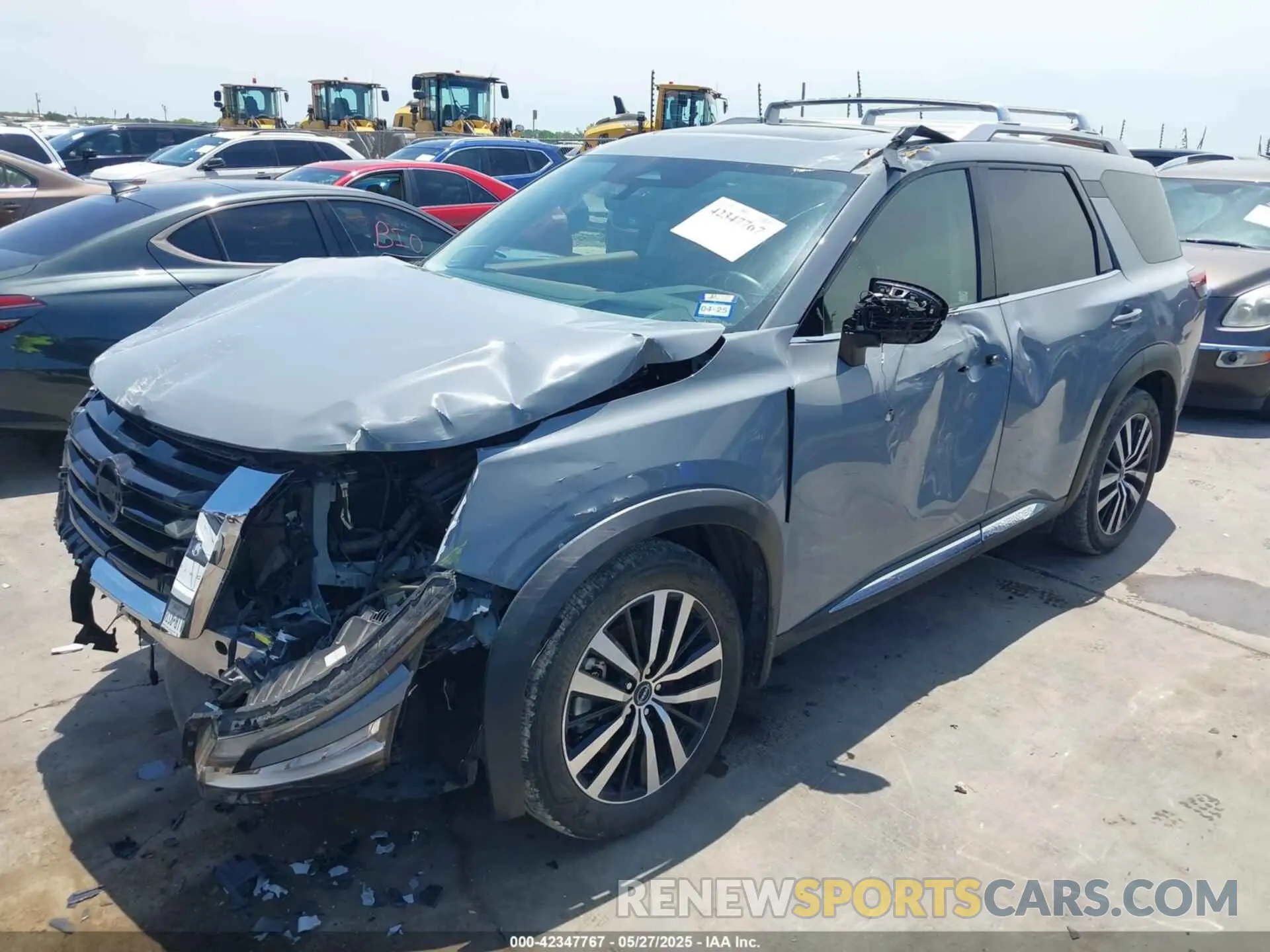 2 Photograph of a damaged car 5N1DR3DH6PC200362 NISSAN PATHFINDER 2023