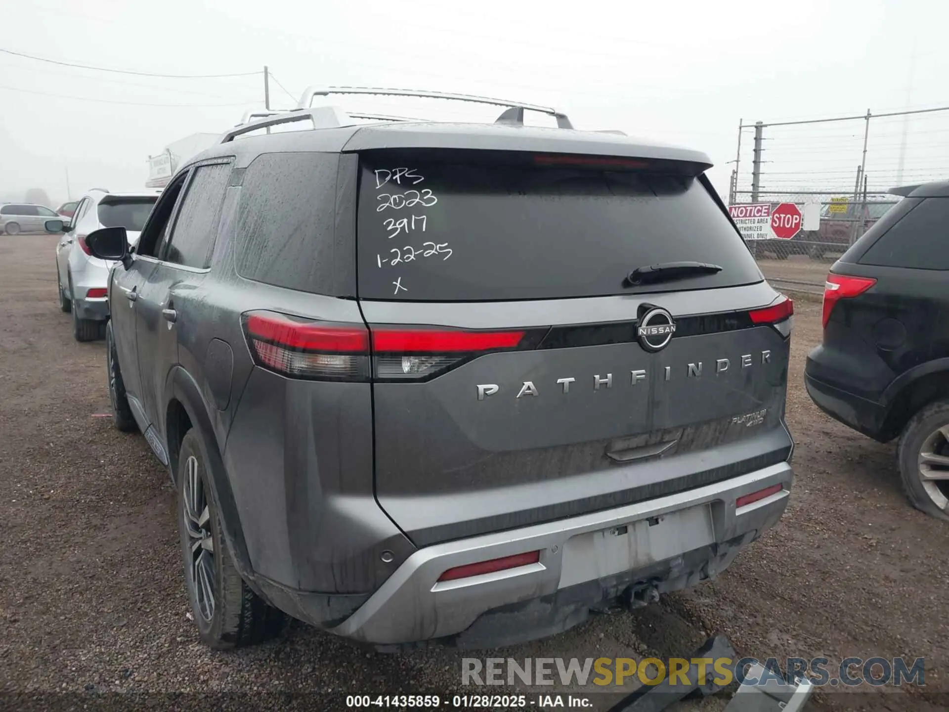 3 Photograph of a damaged car 5N1DR3DJ4PC223917 NISSAN PATHFINDER 2023