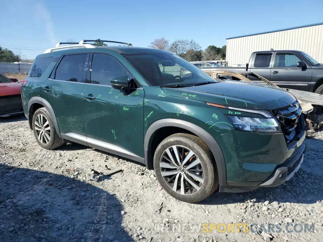 4 Photograph of a damaged car 5N1DR3DJ8PC217182 NISSAN PATHFINDER 2023