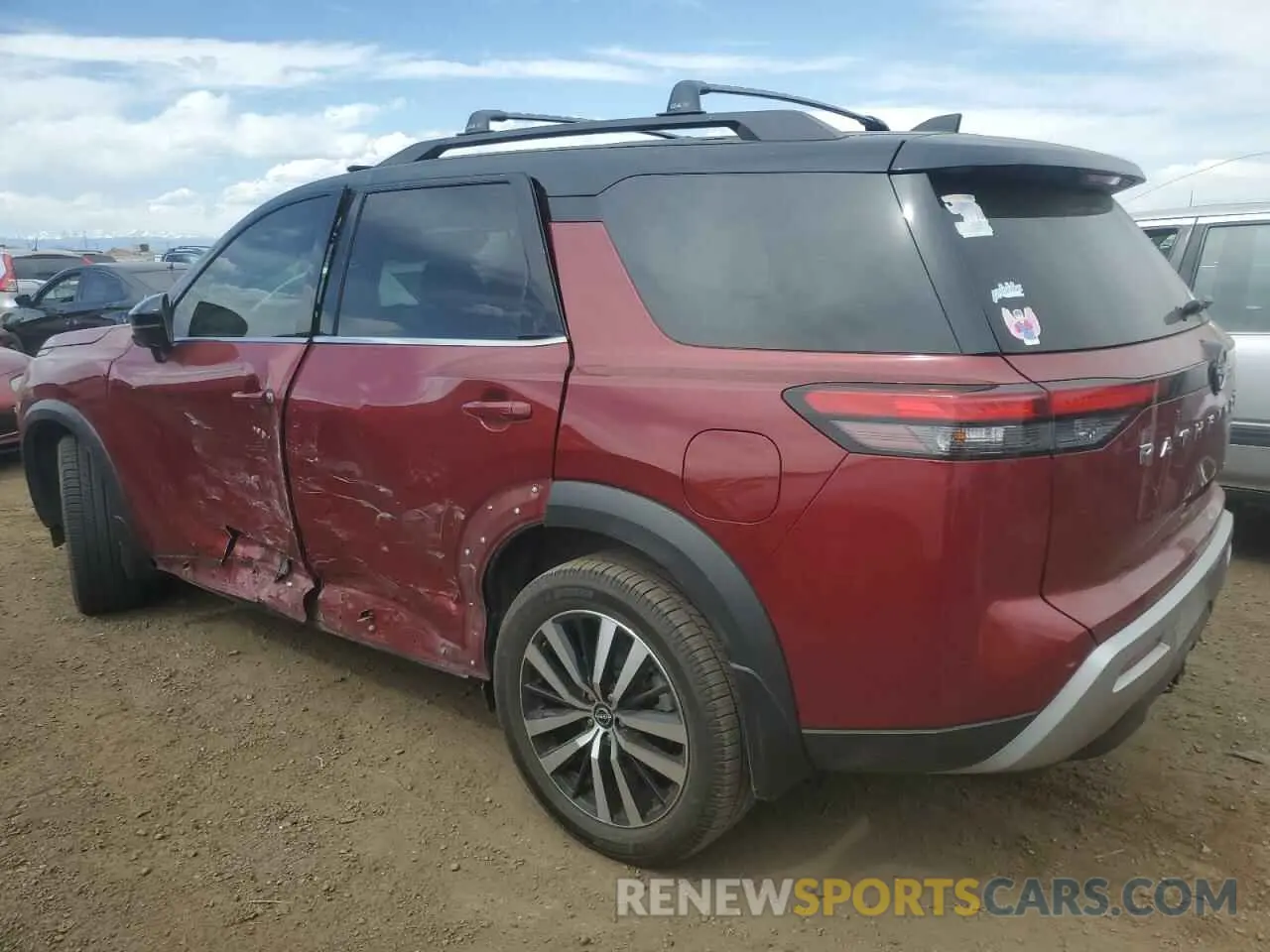 2 Photograph of a damaged car 5N1DR3DK2PC202041 NISSAN PATHFINDER 2023