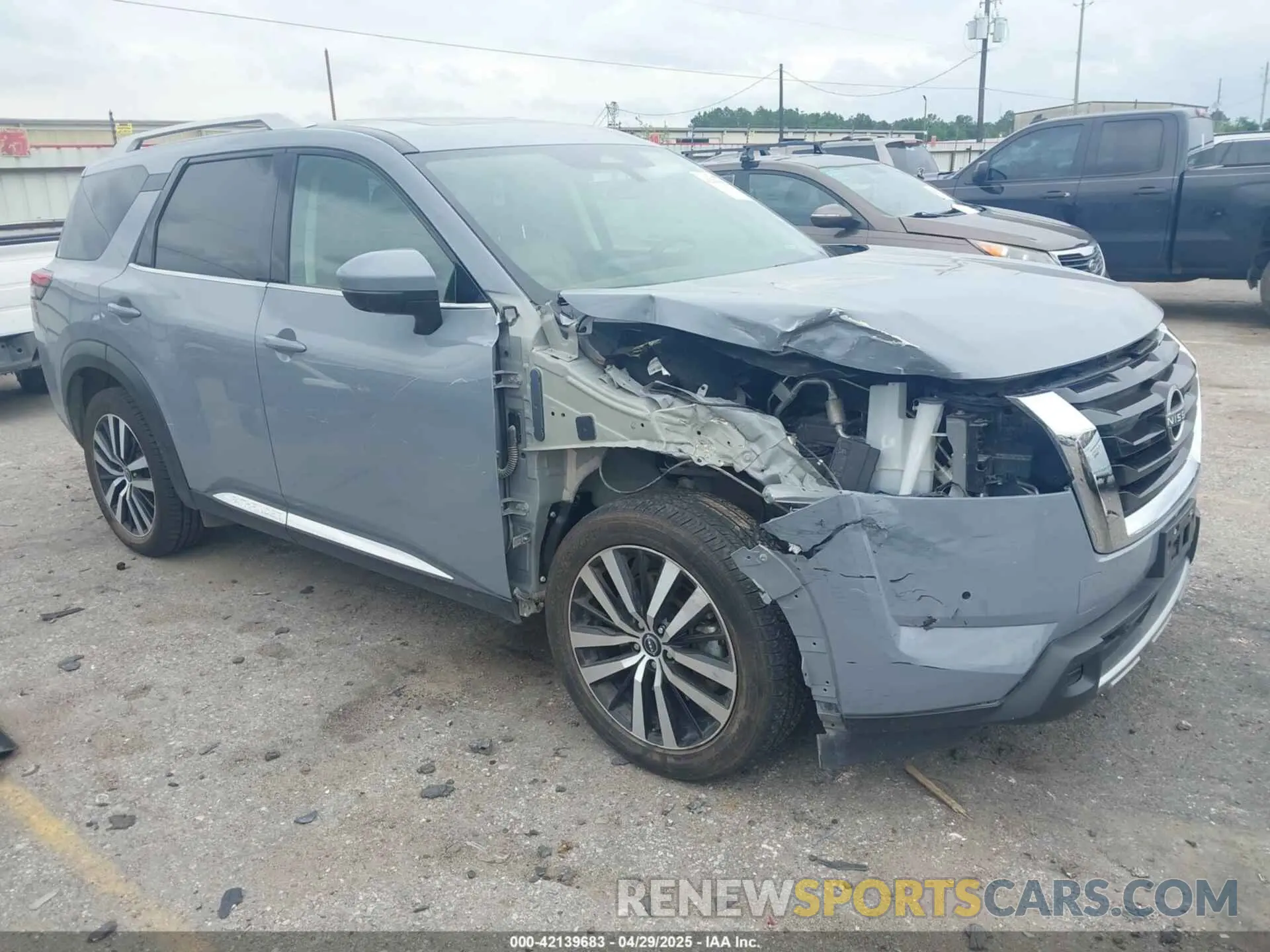 1 Photograph of a damaged car 5N1DR3DK4PC208763 NISSAN PATHFINDER 2023
