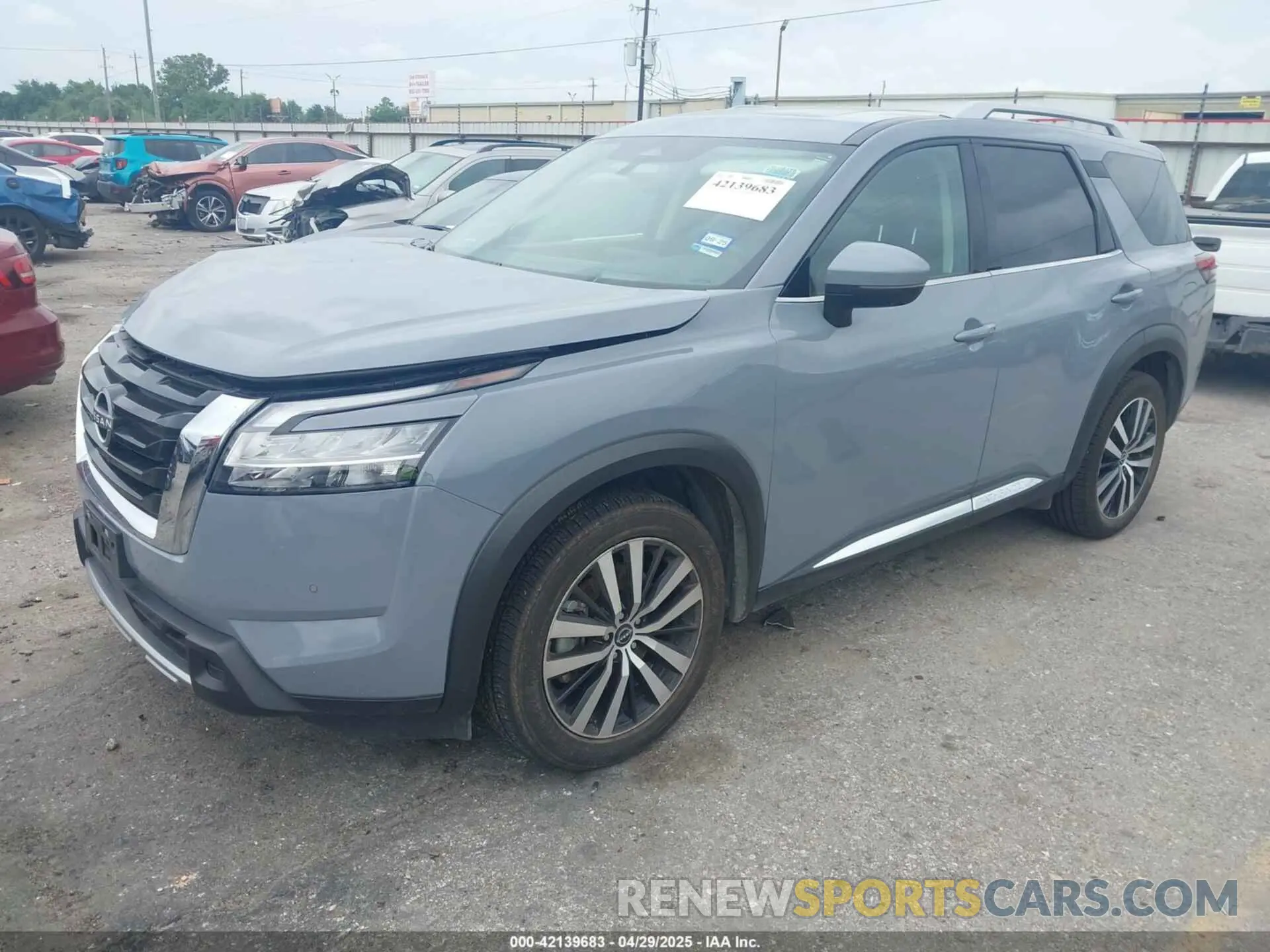 2 Photograph of a damaged car 5N1DR3DK4PC208763 NISSAN PATHFINDER 2023