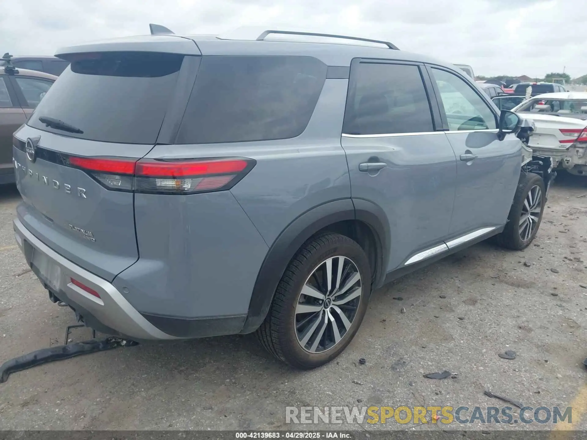 4 Photograph of a damaged car 5N1DR3DK4PC208763 NISSAN PATHFINDER 2023