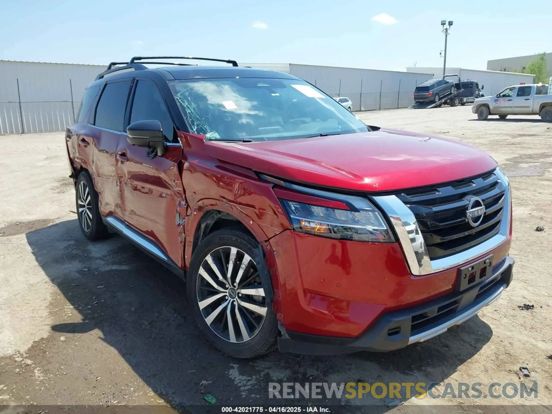 1 Photograph of a damaged car 5N1DR3DK6PC210286 NISSAN PATHFINDER 2023