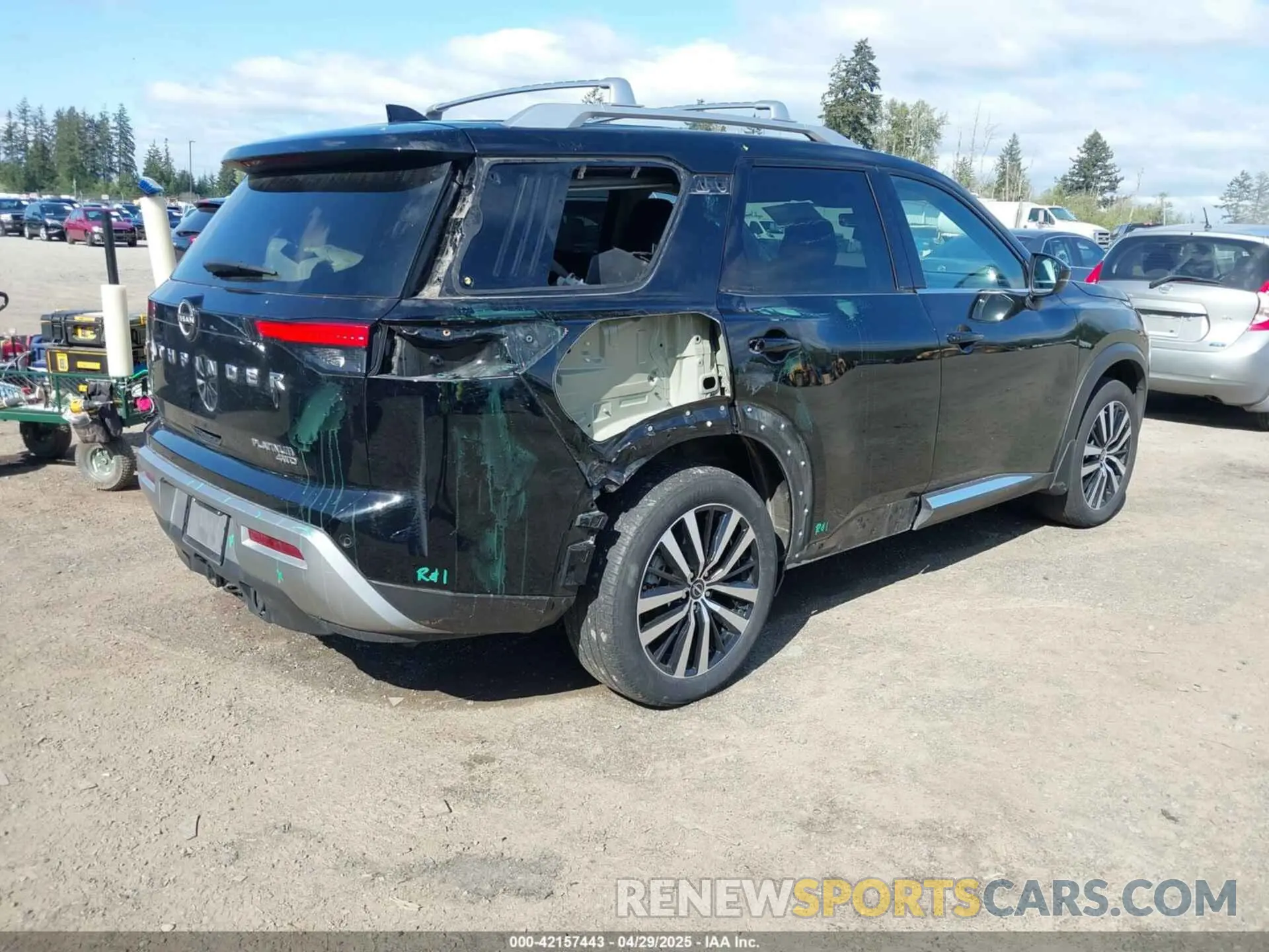 4 Photograph of a damaged car 5N1DR3DK8PC227655 NISSAN PATHFINDER 2023