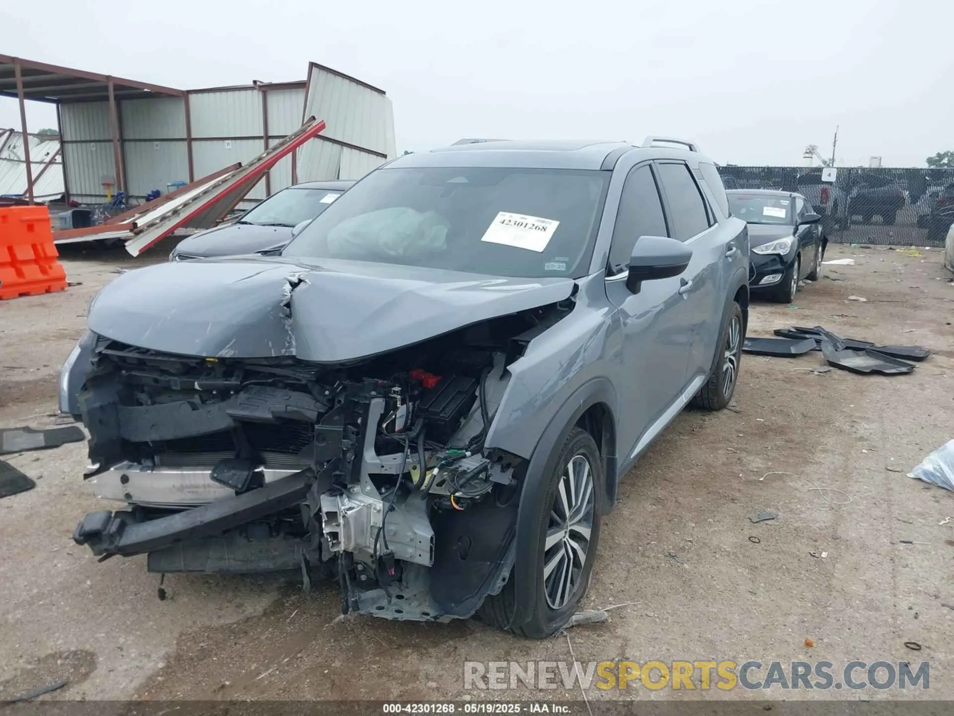 2 Photograph of a damaged car 5N1DR3DK9PC215868 NISSAN PATHFINDER 2023
