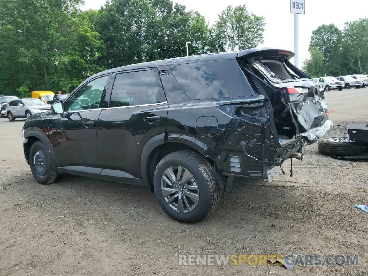 2 Photograph of a damaged car 5N1DR3AC1RC243826 NISSAN PATHFINDER 2024