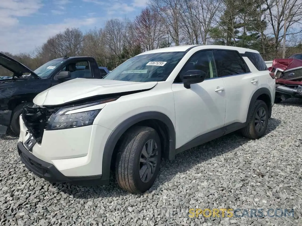 1 Photograph of a damaged car 5N1DR3AC3RC301452 NISSAN PATHFINDER 2024