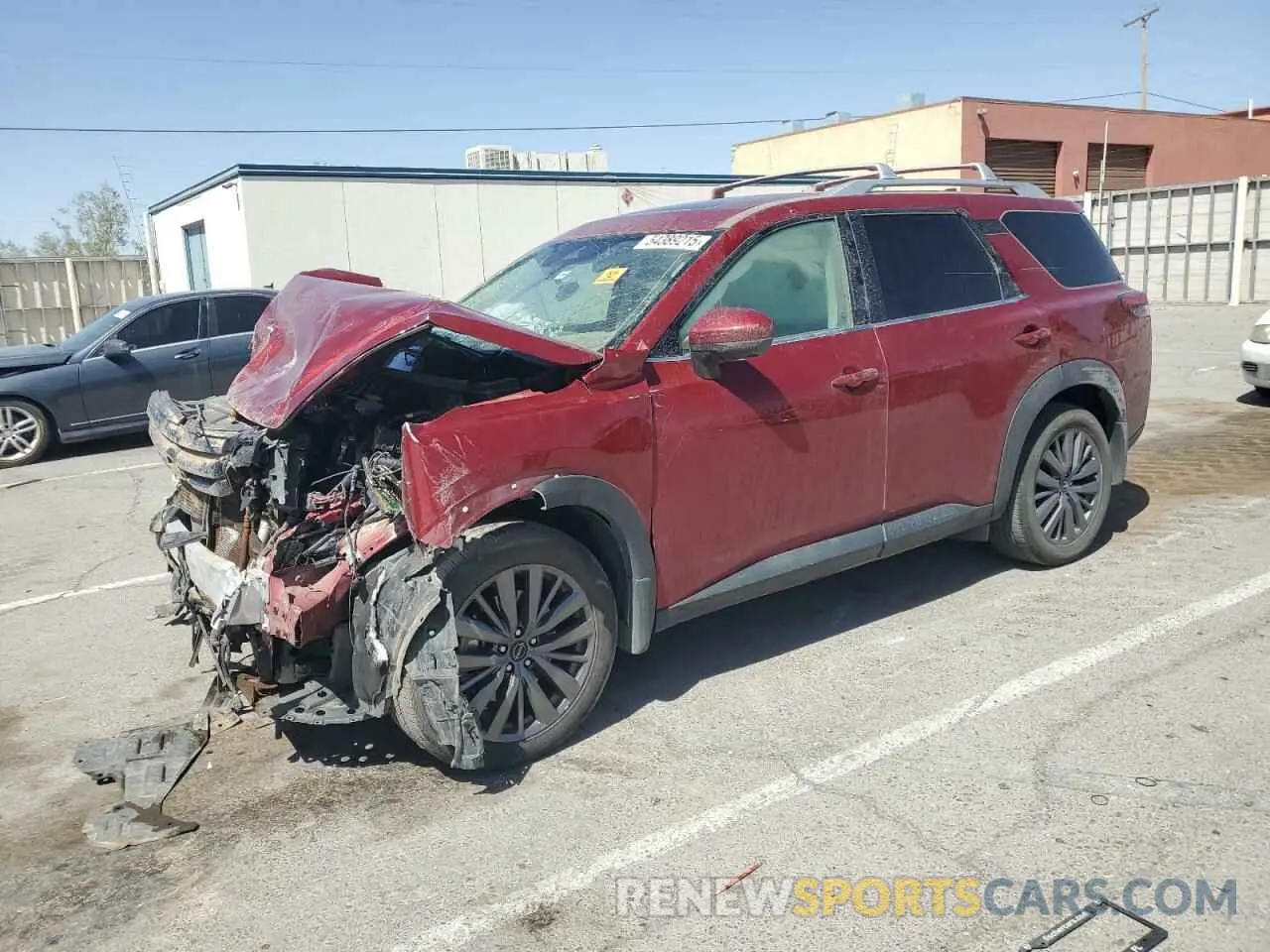 1 Photograph of a damaged car 5N1DR3CB8RC241933 NISSAN PATHFINDER 2024