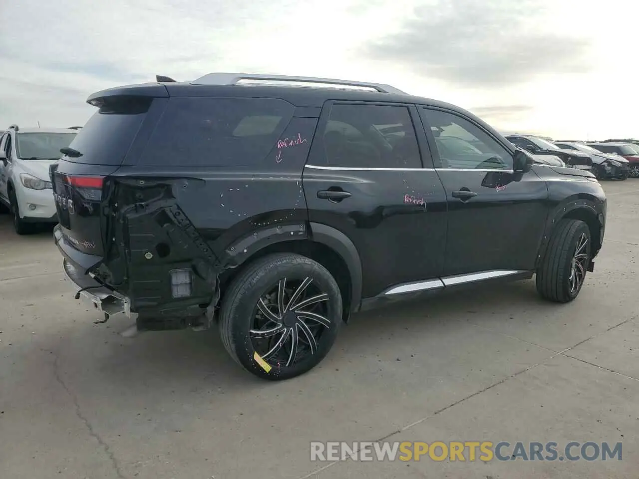 3 Photograph of a damaged car 5N1DR3DG4RC220698 NISSAN PATHFINDER 2024