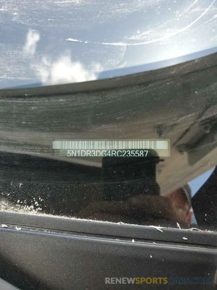 14 Photograph of a damaged car 5N1DR3DG4RC235587 NISSAN PATHFINDER 2024