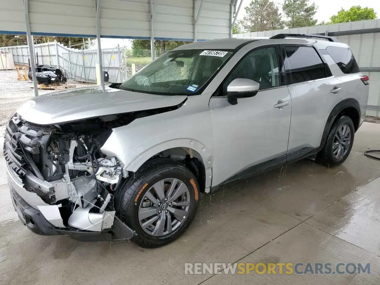 1 Photograph of a damaged car 5N1DR3BA0SC210304 NISSAN PATHFINDER 2025