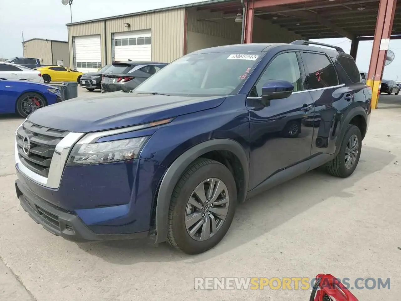 1 Photograph of a damaged car 5N1DR3BA6SC230279 NISSAN PATHFINDER 2025