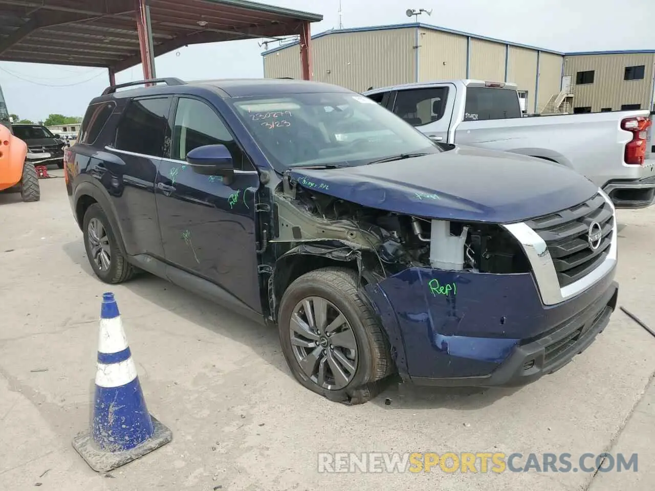 4 Photograph of a damaged car 5N1DR3BA6SC230279 NISSAN PATHFINDER 2025