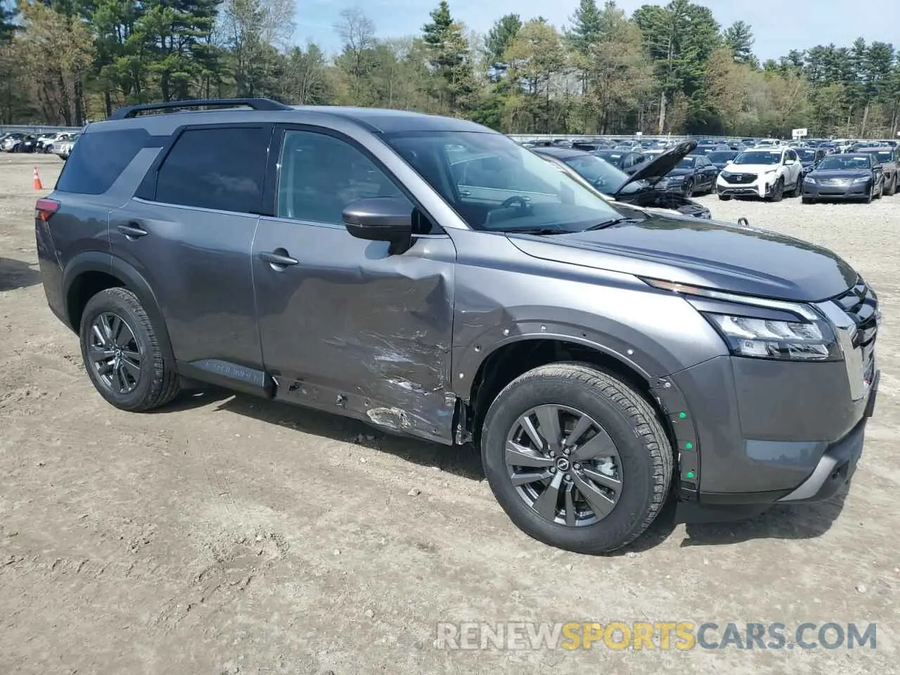 4 Photograph of a damaged car 5N1DR3BC2SC225212 NISSAN PATHFINDER 2025