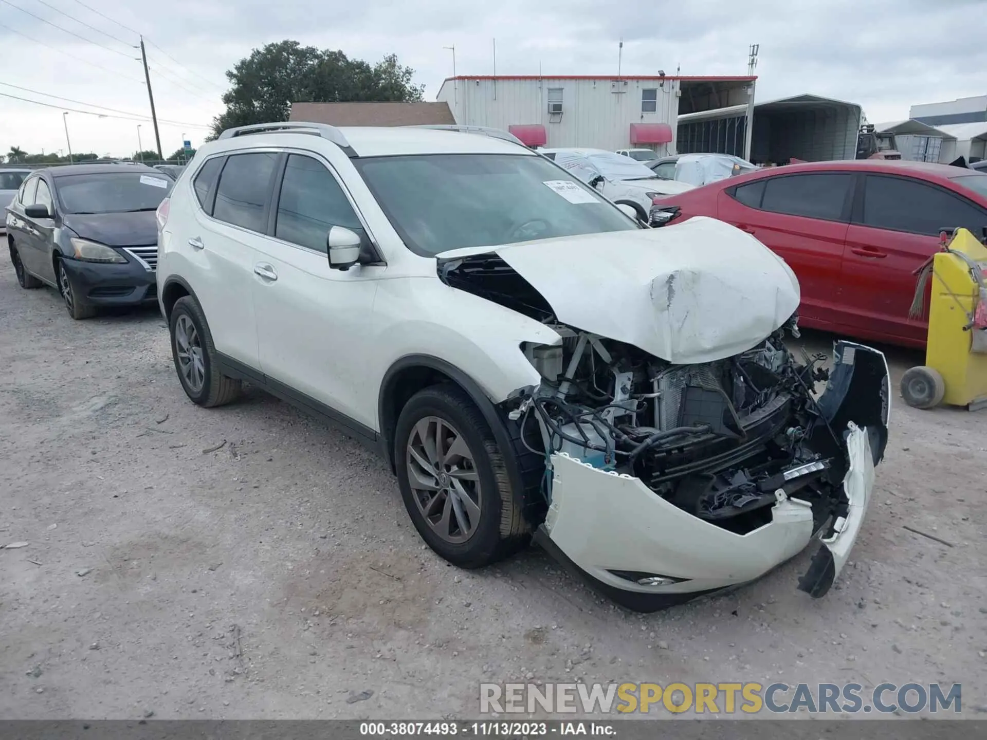 1 Photograph of a damaged car 5N1AT2MT7FC862842 NISSAN ROGUE 2015