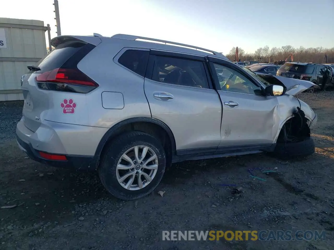 3 Photograph of a damaged car 5N1AT2MT0KC701551 NISSAN ROGUE 2019