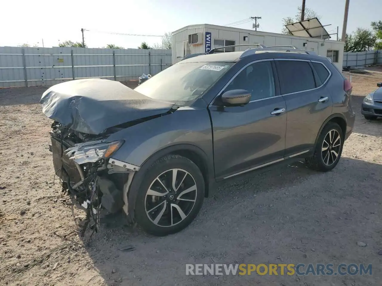 1 Photograph of a damaged car 5N1AT2MT0KC706202 NISSAN ROGUE 2019