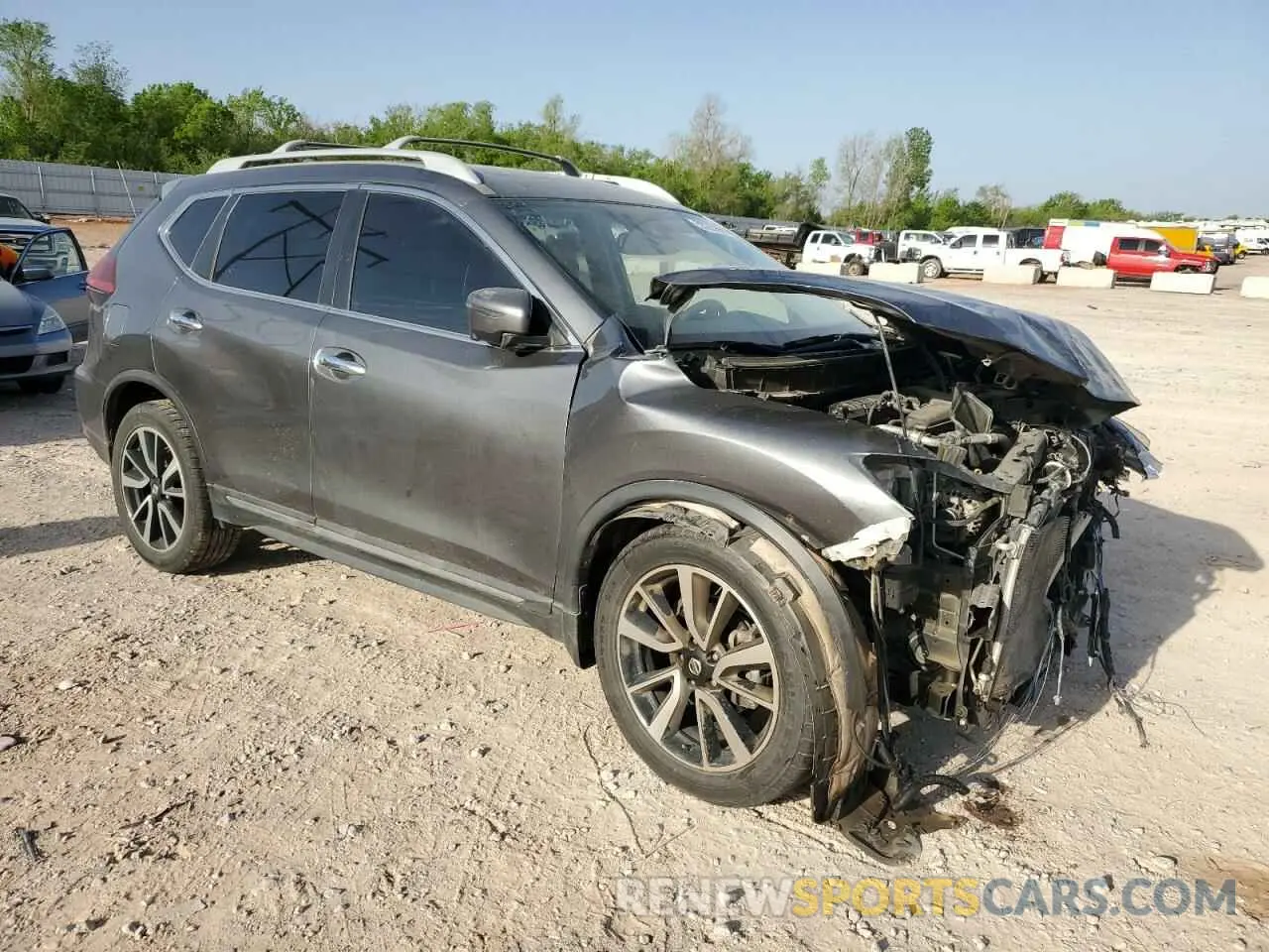 4 Photograph of a damaged car 5N1AT2MT0KC706202 NISSAN ROGUE 2019