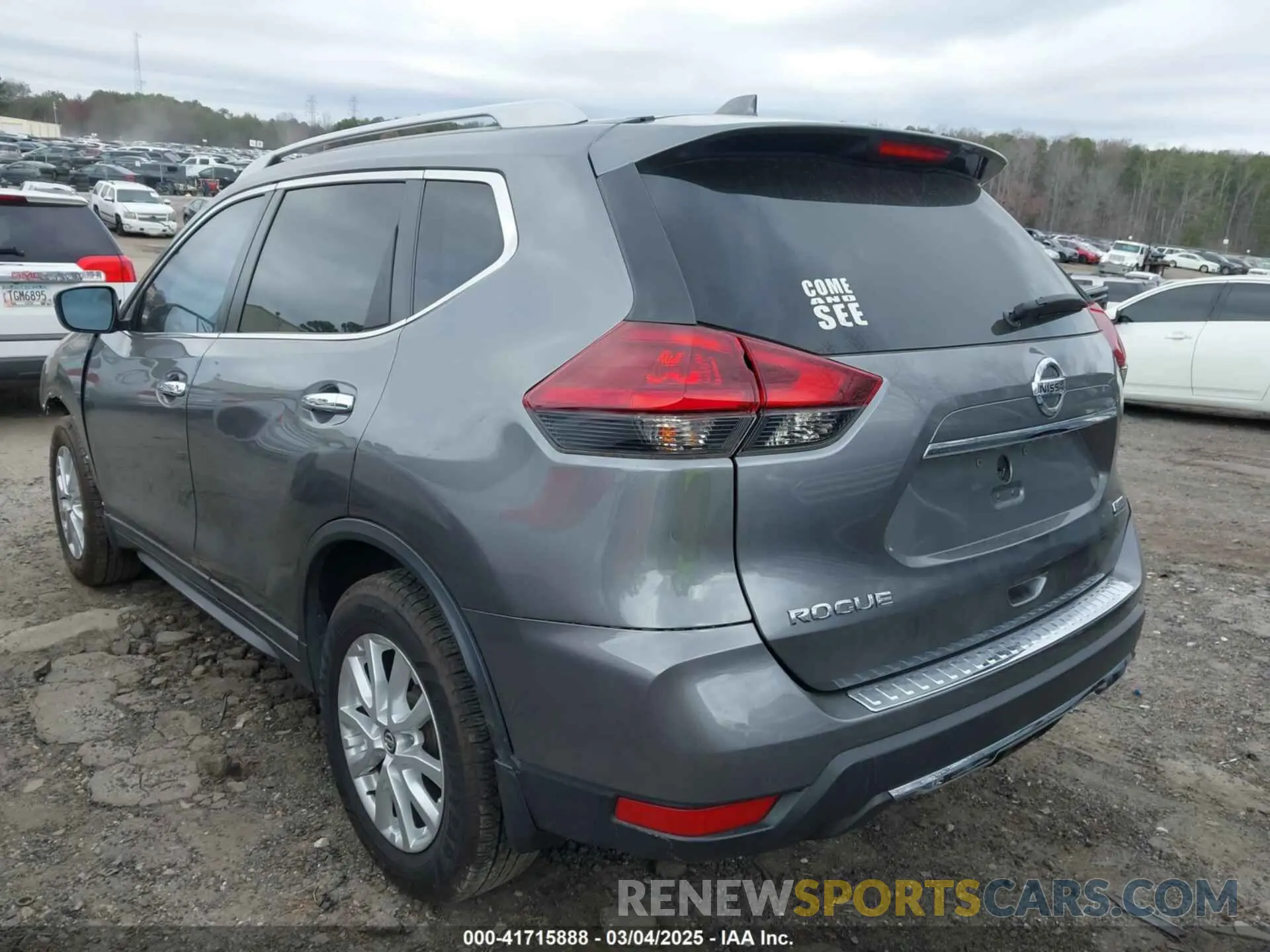 3 Photograph of a damaged car 5N1AT2MT0KC708984 NISSAN ROGUE 2019