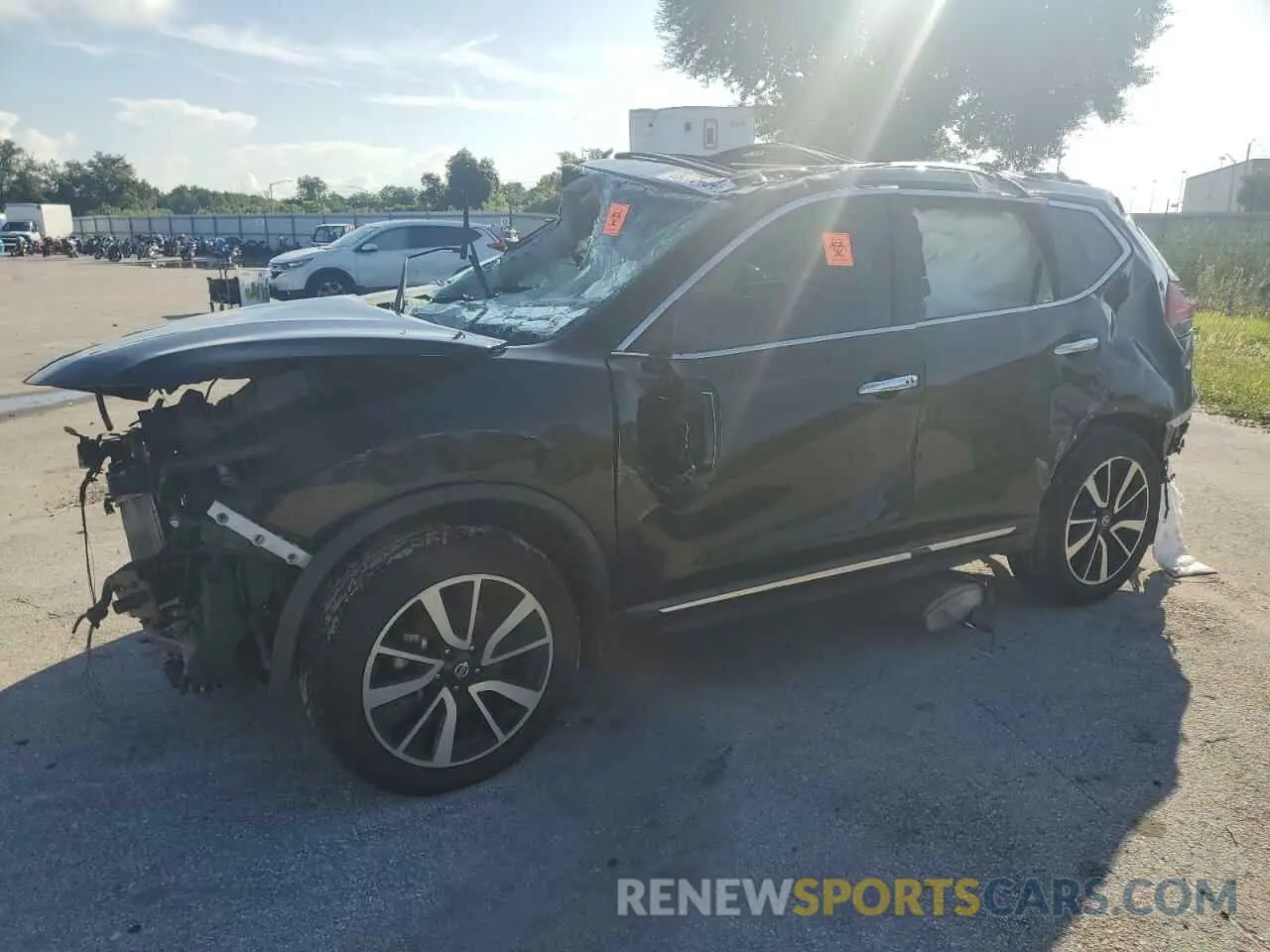 1 Photograph of a damaged car 5N1AT2MT0KC814545 NISSAN ROGUE 2019