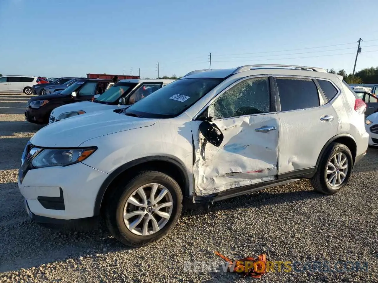 1 Photograph of a damaged car 5N1AT2MT0KC830924 NISSAN ROGUE 2019